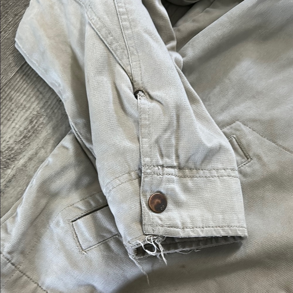 Fox Gray Lightweight Shirt Jacket Casual Fit - Picture 5 of 5
